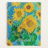 Van Gogh Sunflowers Yellow Flowers  Floral  Planner (Voorkant)