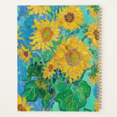 Van Gogh Sunflowers Yellow Flowers  Floral  Planner (Achterkant)