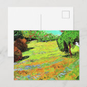 Van Gogh - Sunny Lawn in een openbaar park Briefkaart (Voorkant / Achterkant)