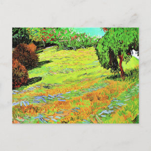 Van Gogh - Sunny Lawn in een openbaar park Briefkaart