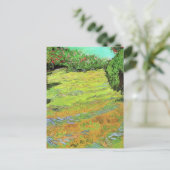 Van Gogh Sunny Lawn in een openbaar park, Fine Art Briefkaart (Staand voorkant)