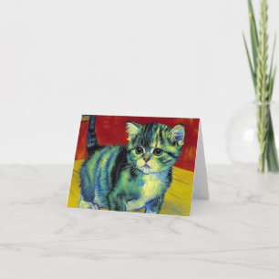 Van Gogh Tabby Cat