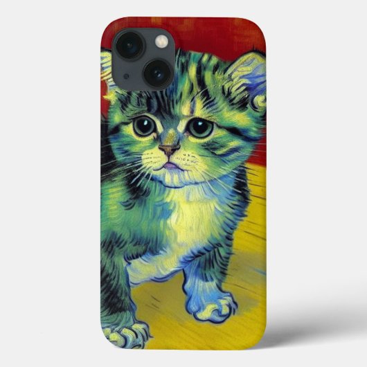 Van Gogh Tabby Cat Case-Mate iPhone Case (Achterkant)