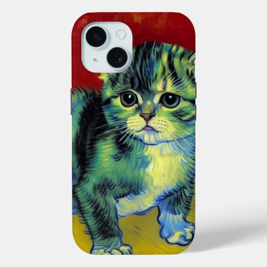 Van Gogh Tabby Cat Case-Mate iPhone Case (Achterkant)