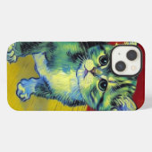 Van Gogh Tabby Cat iPhone Hoesje (Achterkant horizontaal)