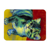 Van Gogh Tabby Cat Magneet (Horizontaal)