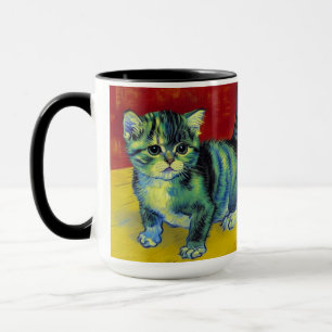 Van Gogh Tabby Cat Mok