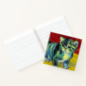 Van Gogh Tabby Cat Notitieboek (Binnen)