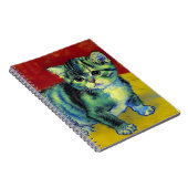 Van Gogh Tabby Cat Notitieboek (Rechterzijde)