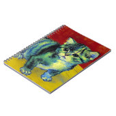 Van Gogh Tabby Cat Notitieboek (Linkerzijde)