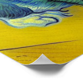 Van Gogh Tabby Cat Poster (Hoek)