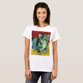 Van Gogh Tabby Cat T-shirt (Voorkant volledig)