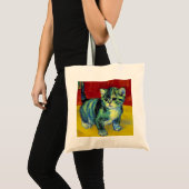Van Gogh Tabby Cat Tote Bag (Voorkant (product))
