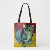 Van Gogh Tabby Cat Tote Bag (Voorkant)