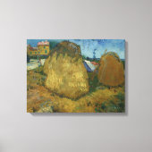Van Gogh TarweStacks in Provence Canvas Afdruk (Voorkant)