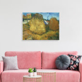 Van Gogh TarweStacks in Provence Canvas Afdruk (Insitu (Woonkamer))