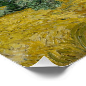 Van Gogh Tarweveld met beroemde cipressen Perfect Poster (Hoek)