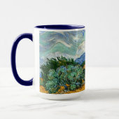 Van Gogh - Tarweveld met cipres Mok (Links)