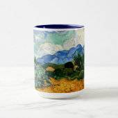 Van Gogh - Tarweveld met cipres Mok (Midden)