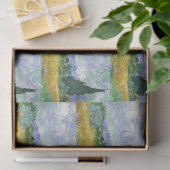 Van Gogh Tarweveld met cipressen Kunst Tissuepapier (Geschenk)