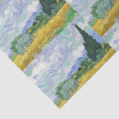 Van Gogh Tarweveld met cipressen Kunst Tissuepapier (Detail)