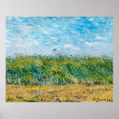 Van Gogh, Tarweveld met een leeuwerik, 1887 Poster (Voorkant)