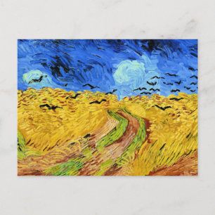 Van Gogh - Tarweveld met koeien, Briefkaart