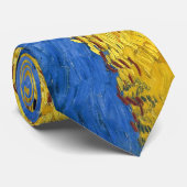 Van Gogh Tarwevelden Bekende Impressionisme Stropdas (Opgerold)