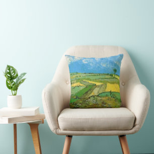 Van Gogh Tarwevelden bij Auvers onder een Bewolkte Kussen