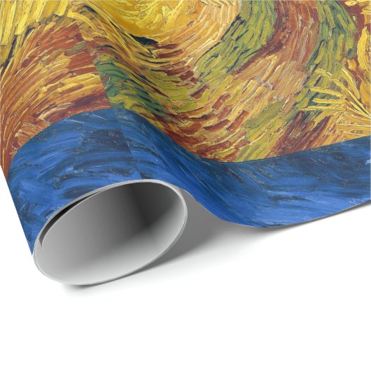 Van Gogh Tarwevelden impressionistisch schilderij Cadeaupapier (Rol Hoek)