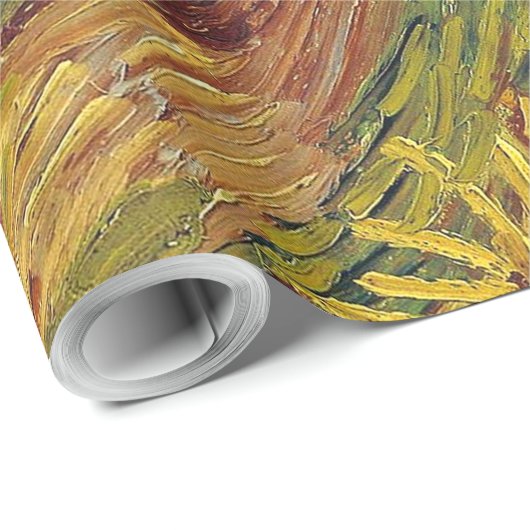 Van Gogh Tarwevelden impressionistisch schilderij Cadeaupapier (Rol Hoek)