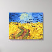 Van Gogh Tarwevelden impressionistisch schilderij Canvas Afdruk (Voorkant)