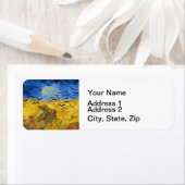 Van Gogh Tarwevelden impressionistisch schilderij Etiket (Insitu)