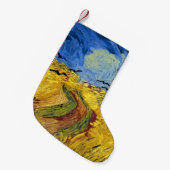 Van Gogh Tarwevelden impressionistisch schilderij Kleine Kerstsok (Voorkant (Hangend))