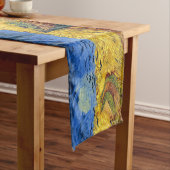 Van Gogh Tarwevelden impressionistisch schilderij Korte Tafelloper (Voorbeeld)