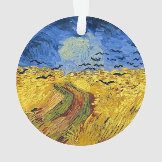 Van Gogh Tarwevelden impressionistisch schilderij Ornament (achterkant)