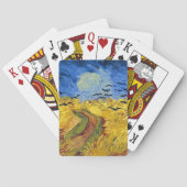 Van Gogh Tarwevelden impressionistisch schilderij Pokerkaarten (Achterkant)