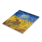 Van Gogh Tarwevelden impressionistisch schilderij Tegeltje (Zijkant)