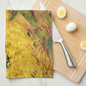 Van Gogh Tarwevelden impressionistisch schilderij Theedoek (Quarter Fold)