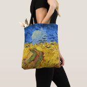 Van Gogh Tarwevelden impressionistisch schilderij Tote Bag (Dichtbij)