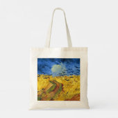 Van Gogh Tarwevelden impressionistisch schilderij Tote Bag (Achterkant)