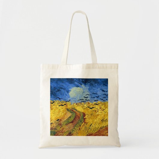 Van Gogh Tarwevelden impressionistisch schilderij Tote Bag (Voorkant)