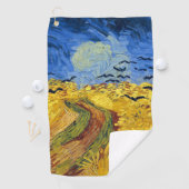 Van Gogh Tarwevelden impressionistische Schilderij Golfhanddoek (Insitu)