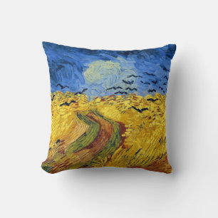 Van Gogh Tarwevelden impressionistische Schilderij Kussen