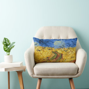 Van Gogh Tarwevelden impressionistische Schilderij Kussen