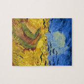 Van Gogh Tarwevelden impressionistische Schilderij Legpuzzel (Horizontaal)