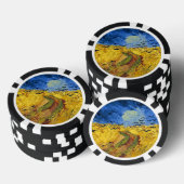 Van Gogh Tarwevelden impressionistische Schilderij Poker Chips (Opstapeling)