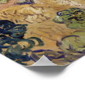 Van Gogh - Tarwevelden met maaier Auvers Poster (Hoek)