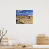 Van Gogh - Tarwevelden met maaier Auvers Poster (Keuken)