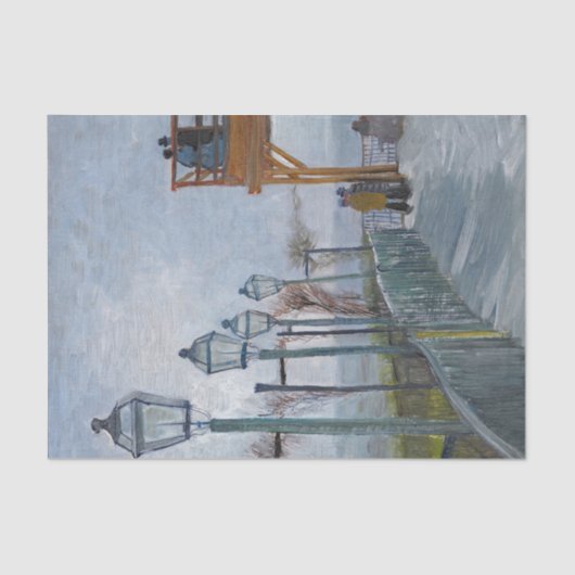 Van Gogh Terrace Observation Deck Painting Tissuepapier (Voorkant)